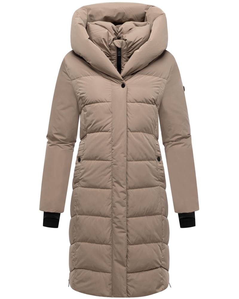 Navahoo Steppmantel "Laubzauber 14" gesteppter Damen Wintermantel mit abnehmbarem Kragen-Einsatz von Navahoo