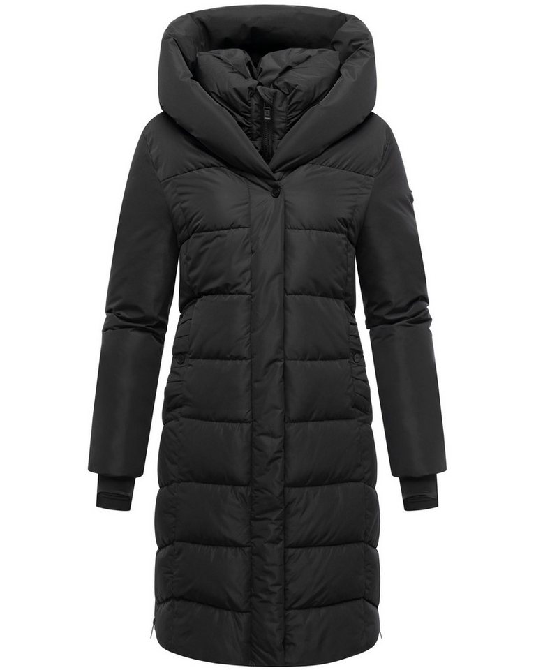 Navahoo Steppmantel Laubzauber 14 gesteppter Damen Wintermantel mit abnehmbarem Kragen-Einsatz von Navahoo