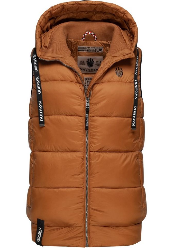 Navahoo Steppweste Kassidy stylische ärmellose Damen Weste mit Kapuze von Navahoo