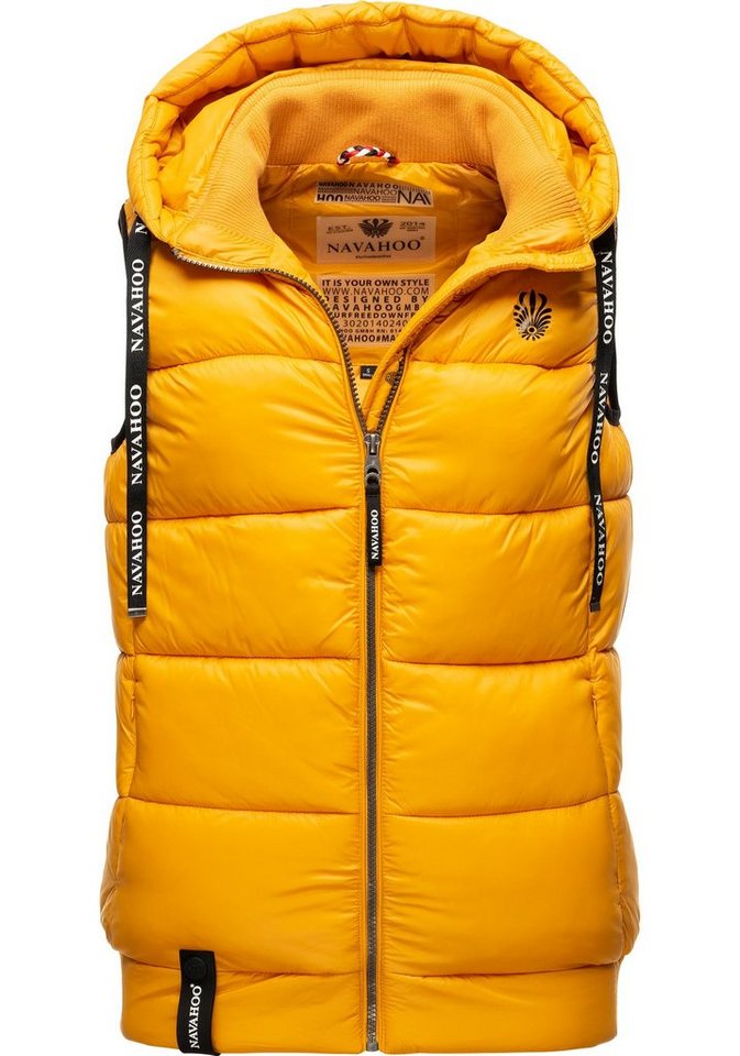 Navahoo Steppweste Kassidy stylische ärmellose Damen Weste mit Kapuze von Navahoo