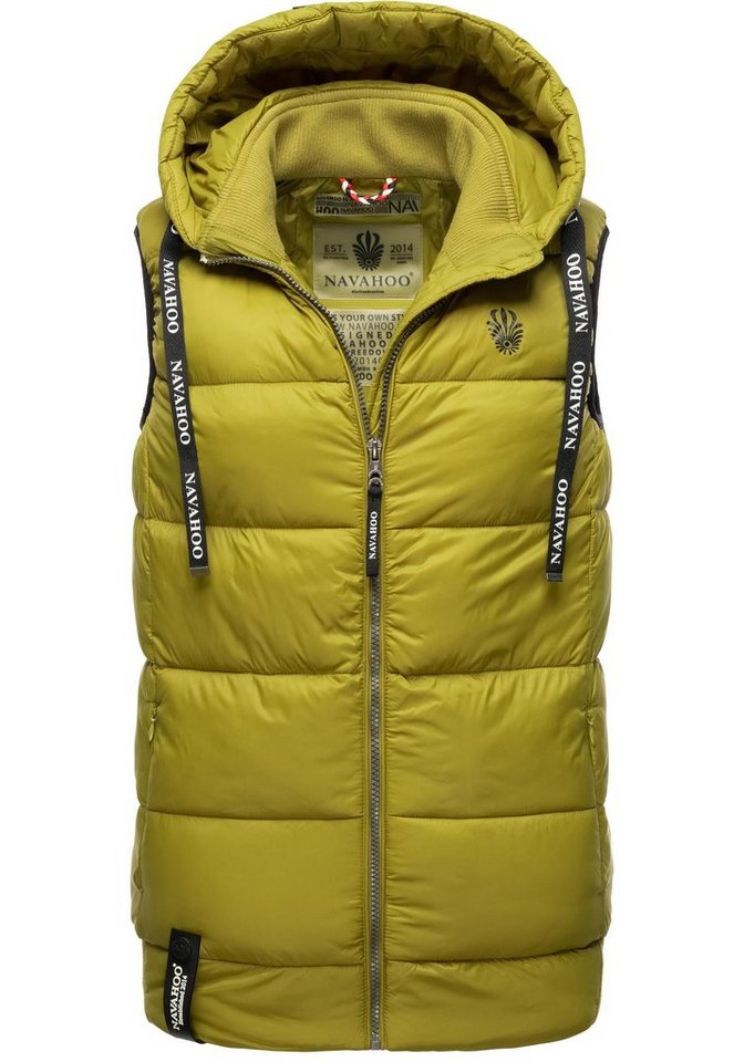 Navahoo Steppweste Kassidy stylische ärmellose Damen Weste mit Kapuze von Navahoo