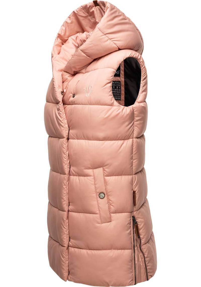 Navahoo Steppweste "Madilynaa" stylische ärmellose Damen Weste mit Kapuze von Navahoo