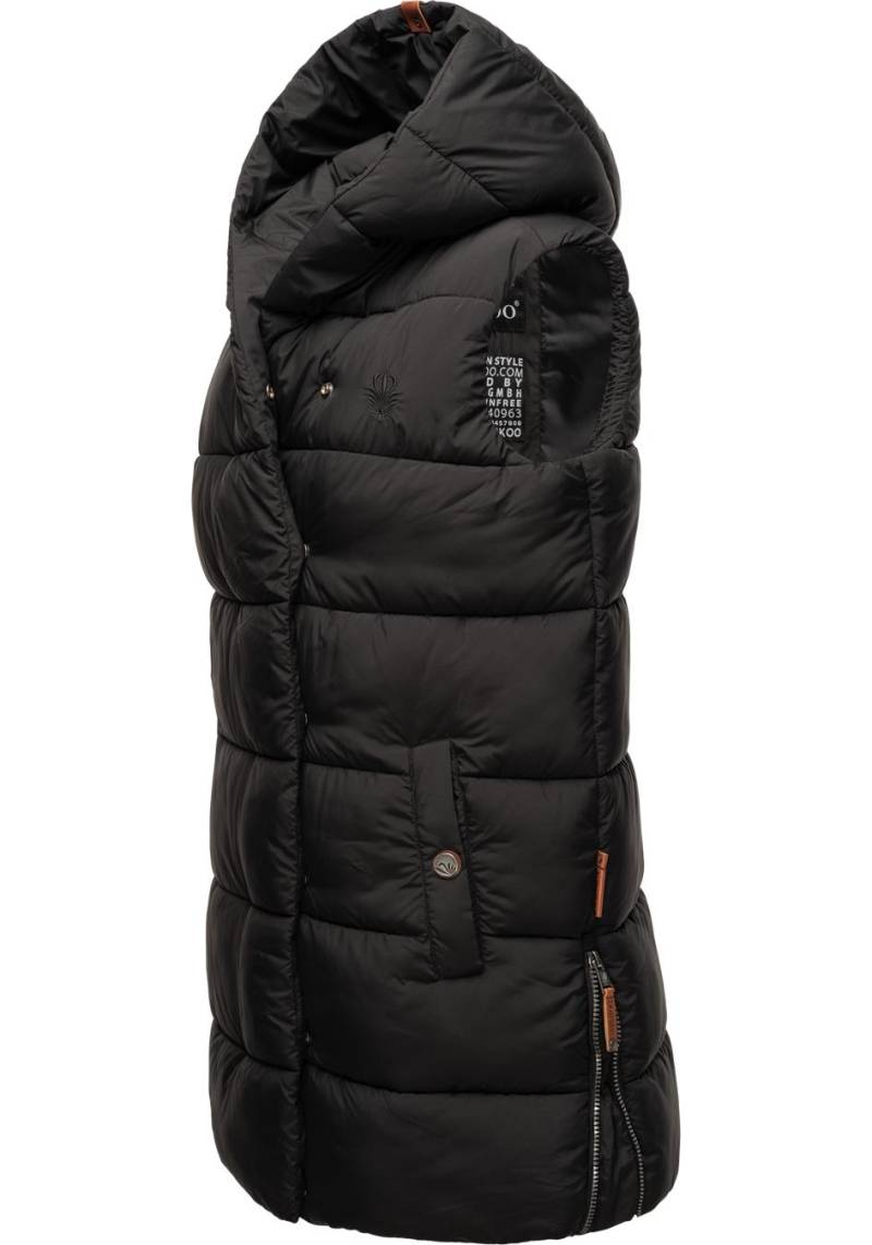 Navahoo Steppweste "Madilynaa" stylische ärmellose Damen Weste mit Kapuze von Navahoo