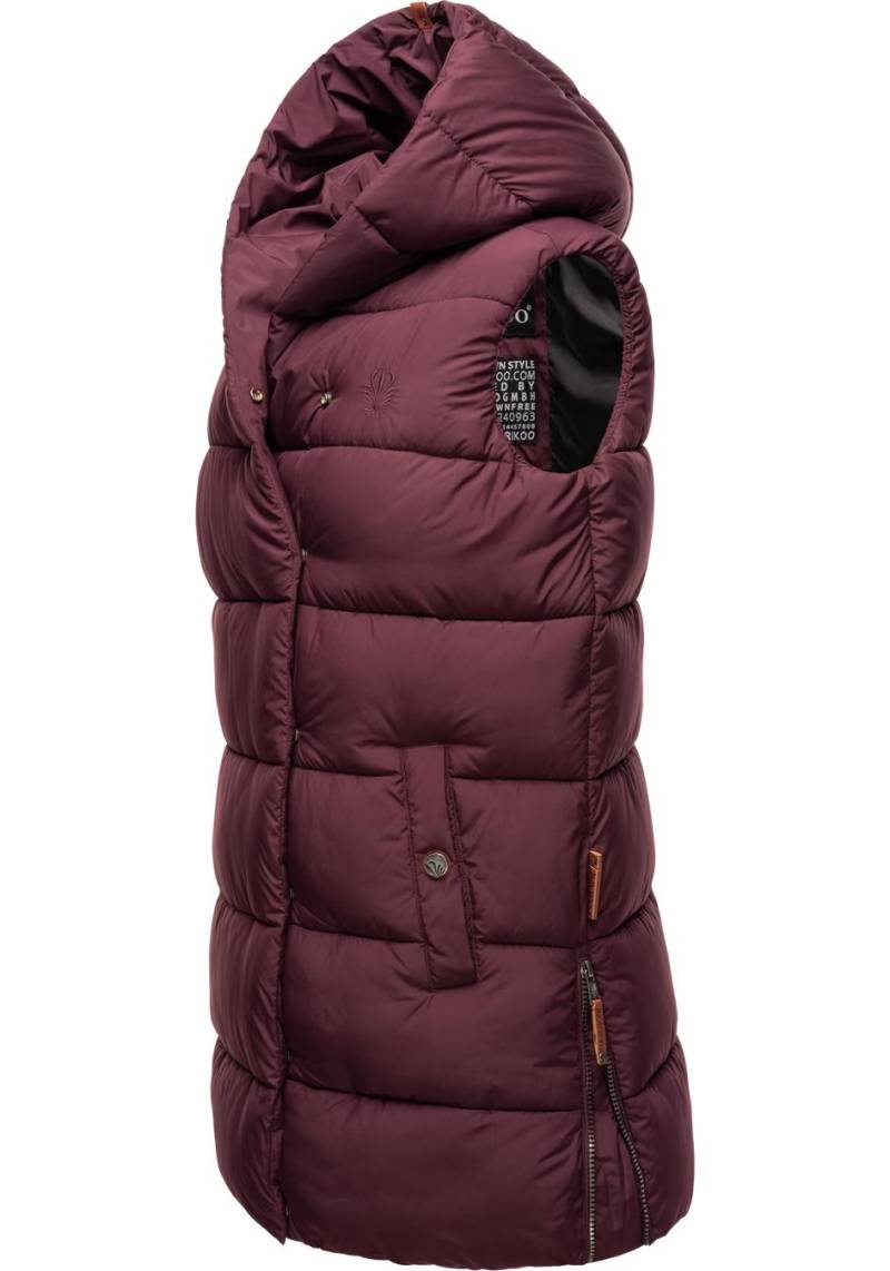 Navahoo Steppweste "Madilynaa" stylische ärmellose Damen Weste mit Kapuze von Navahoo