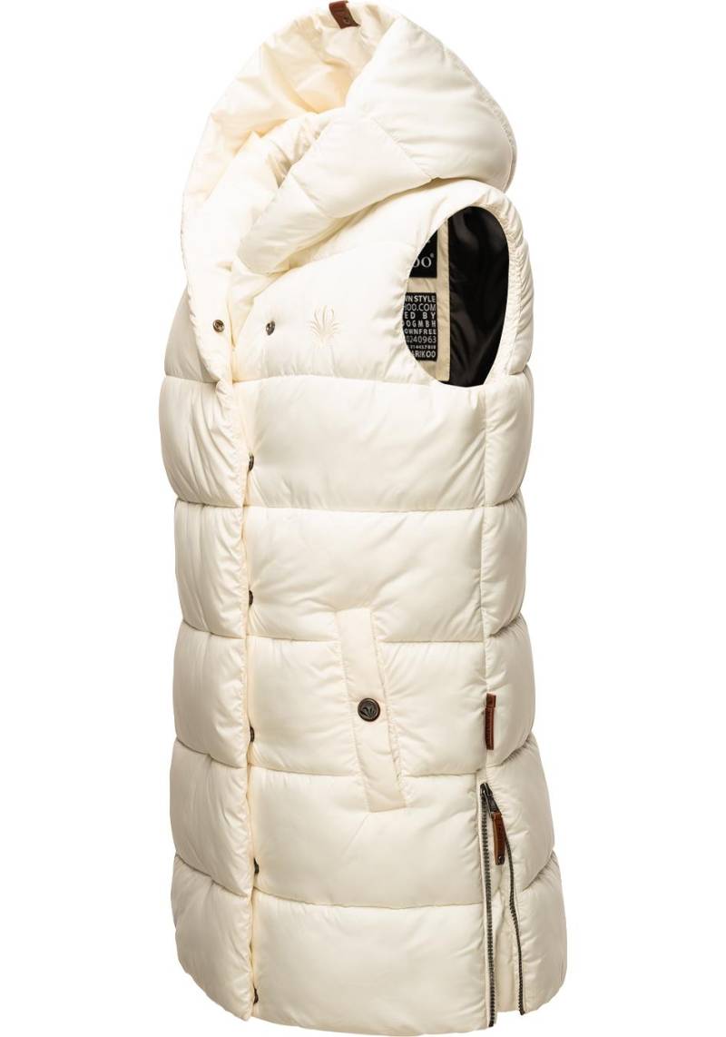 Navahoo Steppweste "Madilynaa" stylische ärmellose Damen Weste mit Kapuze von Navahoo