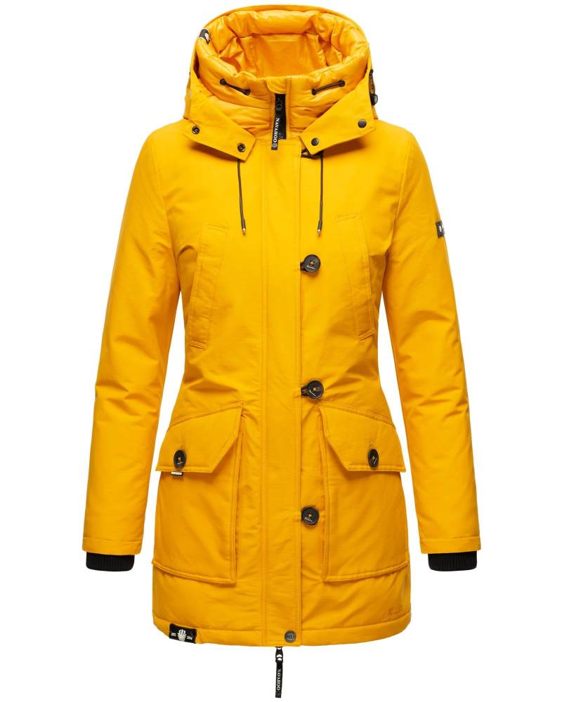 Navahoo Winterjacke "Freezestoorm" mit Kapuze Warm gefütterter Damen Wintermantel von Navahoo