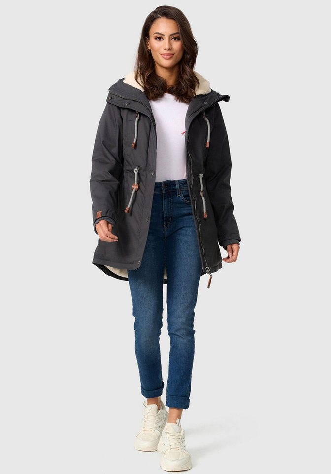 Navahoo Winterjacke Ireliaa mit warmen Teddyfell von Navahoo