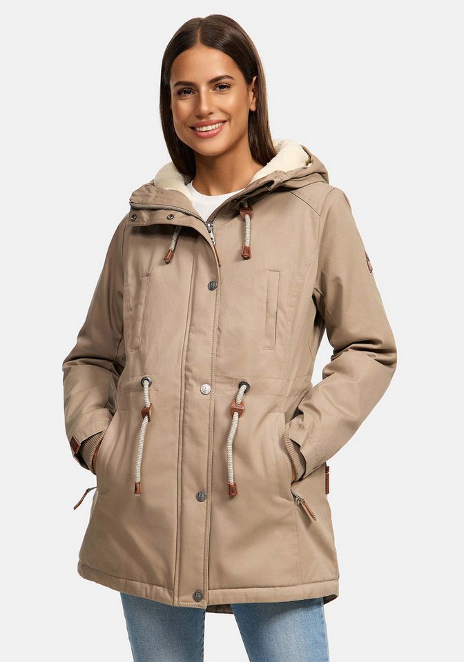 Navahoo Winterjacke Ireliaa mit warmen Teddyfell von Navahoo