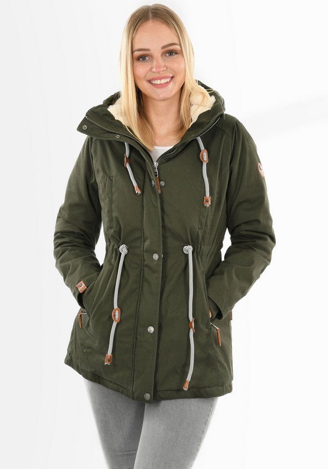 Navahoo Winterjacke Ireliaa mit warmen Teddyfell von Navahoo
