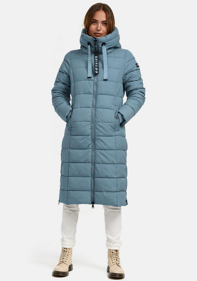 Navahoo Winterjacke Mondmaedchen Extra langer Schnitt mit seitlichen Belüftungsöffnungen von Navahoo