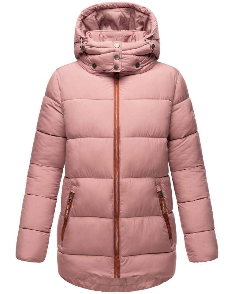 Navahoo Winterjacke Wattewölkchen Modische Damen Steppjacke mit kontrastfarbenen Details von Navahoo