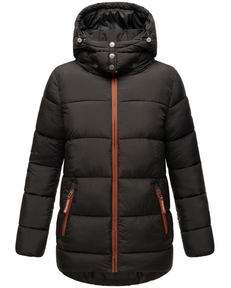 Navahoo Winterjacke Wattewölkchen Modische Damen Steppjacke mit kontrastfarbenen Details von Navahoo