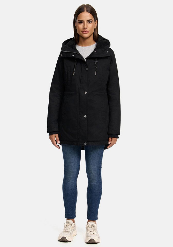 Navahoo Winterjacke Winterfunke Designer Winterjacke mit Teddyfell gefüttert von Navahoo