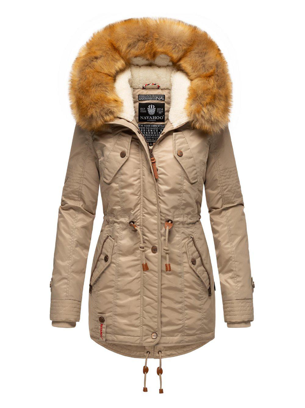 Navahoo Wintermantel Damen, taupe von Navahoo