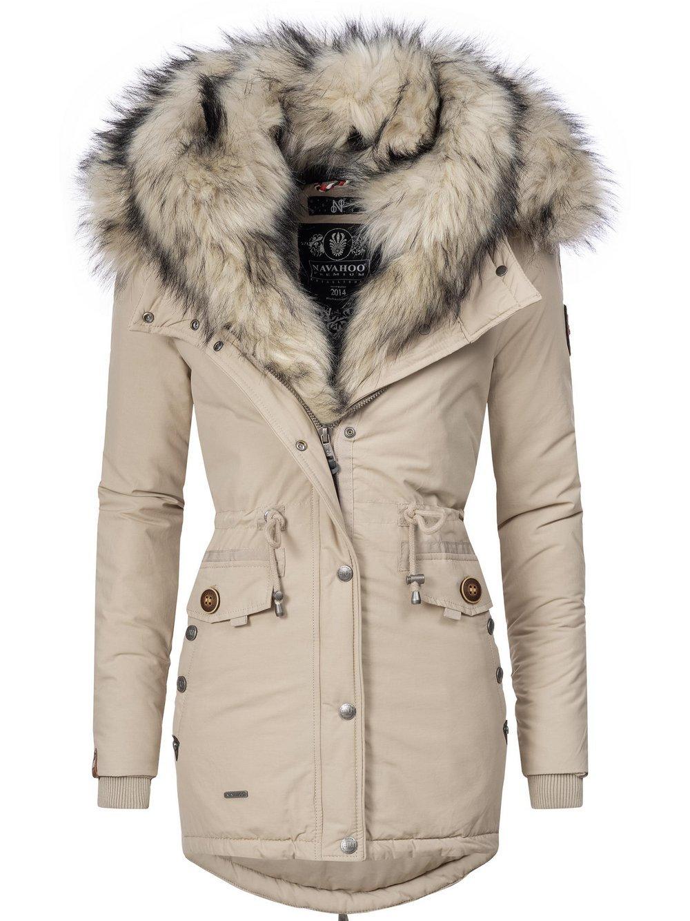 Navahoo Wintermantel Damen, taupe von Navahoo