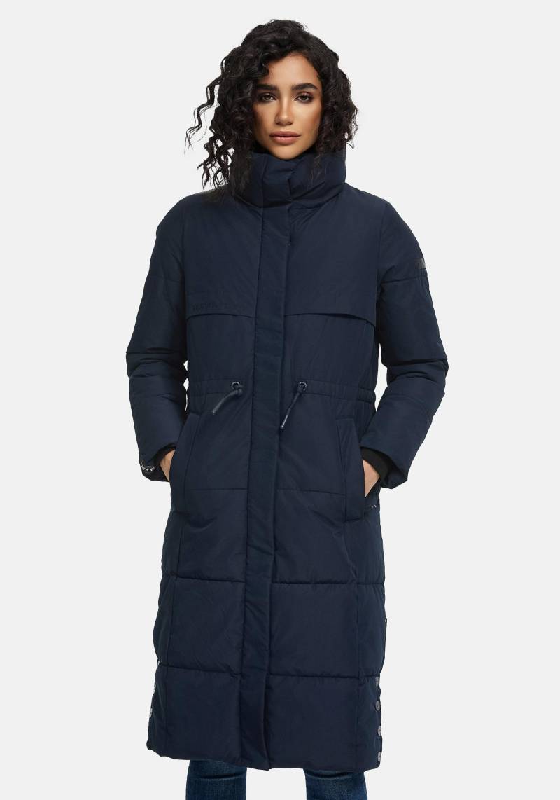 Navahoo Wintermantel "Der Wahnsinn 14" Damen Steppmantel mit Taillenzugband von Navahoo