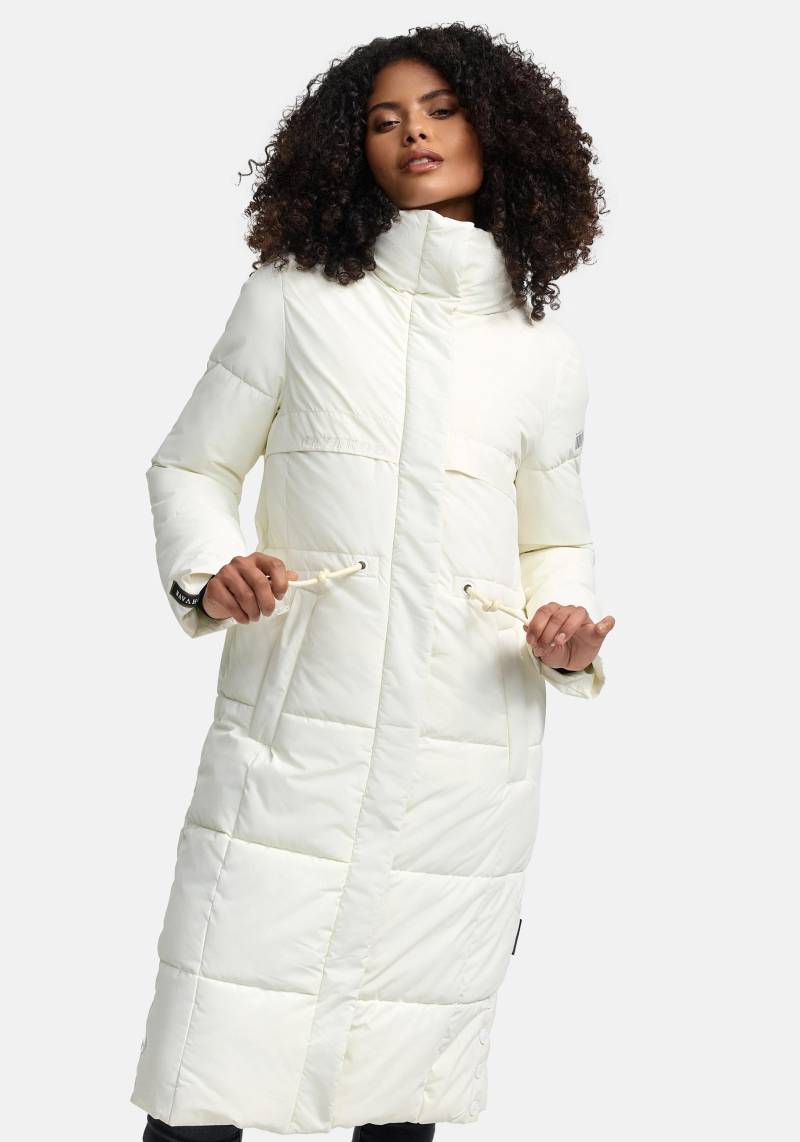 Navahoo Wintermantel "Der Wahnsinn 14" Damen Steppmantel mit Taillenzugband von Navahoo