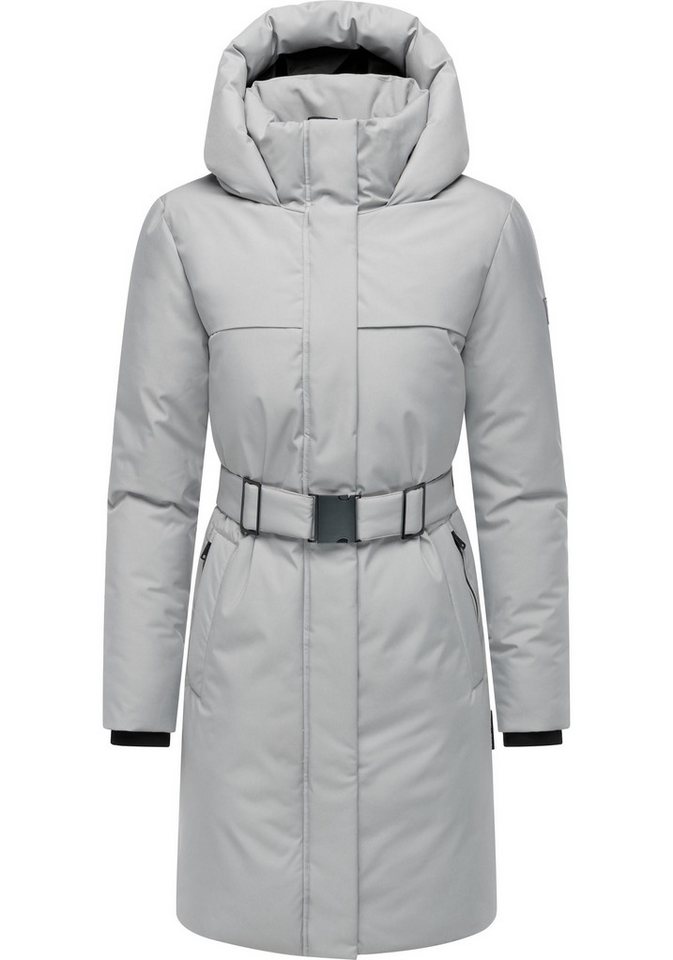 Navahoo Wintermantel Gipfelspass XIV Warmer Winterparka mit Taillengürtel von Navahoo