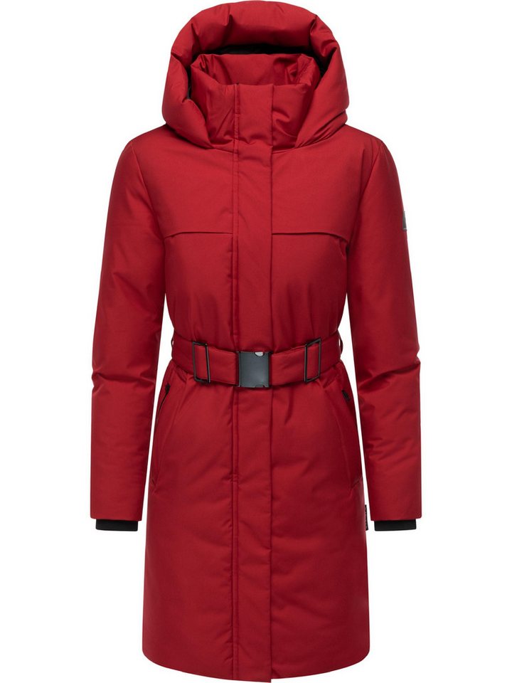 Navahoo Wintermantel Gipfelspass XIV Warmer Winterparka mit Taillengürtel von Navahoo