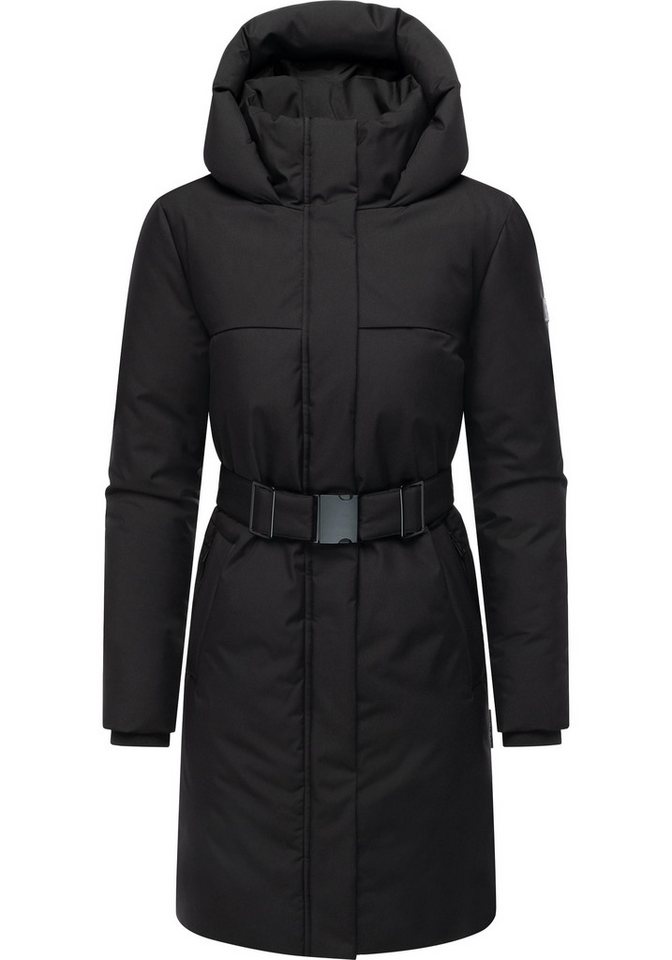 Navahoo Wintermantel Gipfelspass XIV Warmer Winterparka mit Taillengürtel von Navahoo