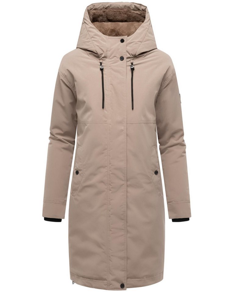 Navahoo Wintermantel Hageltanz 14 Warmer Damen Kurzmantel mit Kapuze von Navahoo