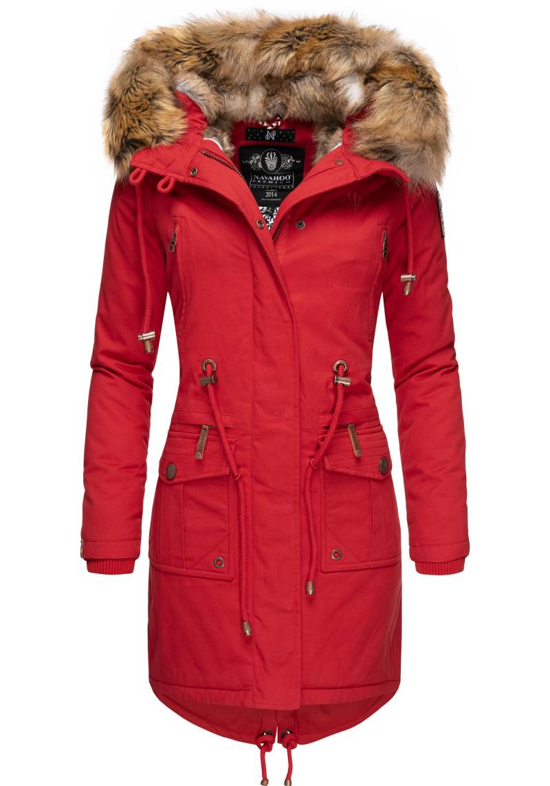 Navahoo Wintermantel "Rosinchen", stylischer Damen Winter Baumwollparka mit Kunstfell von Navahoo