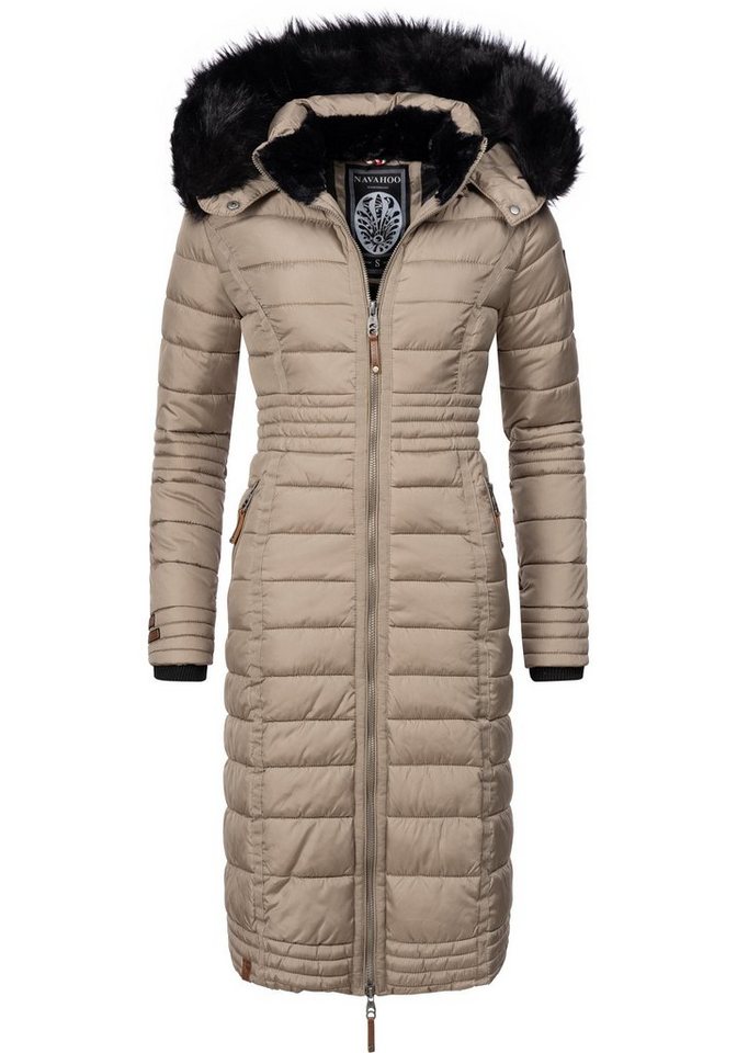 Navahoo Wintermantel Umay langer Damen Winter Steppmantel mit Kunstfellkapuze Navahoo Wintermantel Umay langer Damen Winter Steppmantel mit Kunstfellkapuze von Navahoo