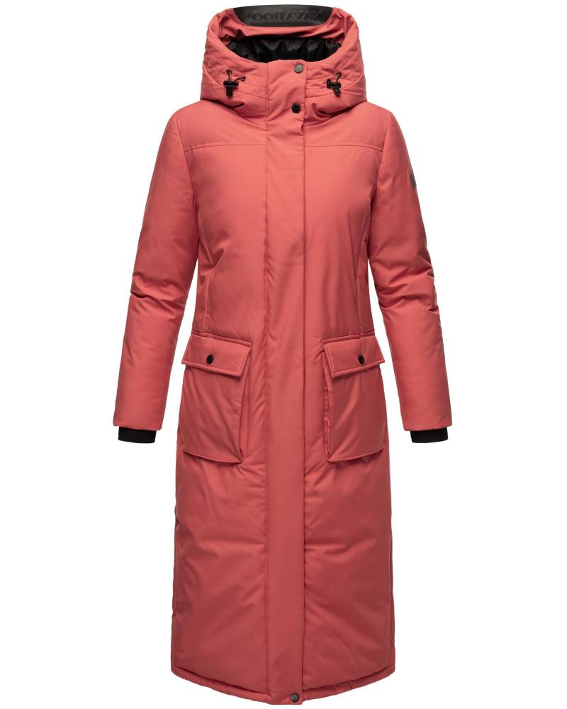 Navahoo Wintermantel "Wolkenfrost XIV" Extralanger Damen Mantel mit Kapuze von Navahoo