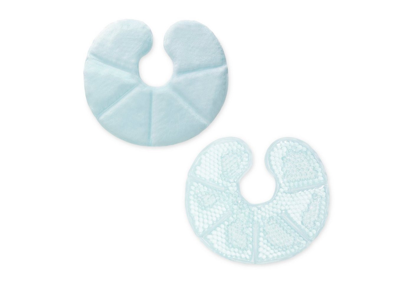 Navaris Kühlpad Thermo Pads Brust Kissen 2 Stk., Gel-Kühl- und Wärmekissen, blau, 2-tlg. von Navaris