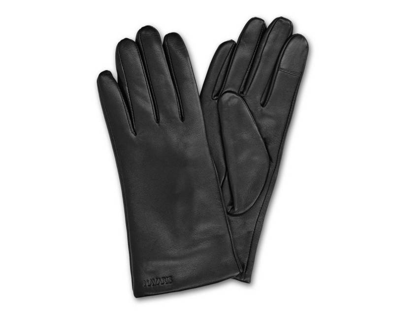 Navaris Lederhandschuhe Damen Nappa Handschuhe Touchscreen - Lammleder Kaschmir Mix Futter - L (1-St) von Navaris