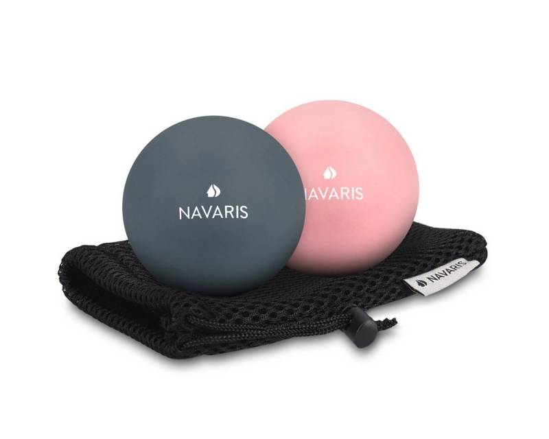 Navaris Massageball 2er Set Faszien Massagebälle - Lacrosse Ball Trigger Point, 1-tlg. von Navaris