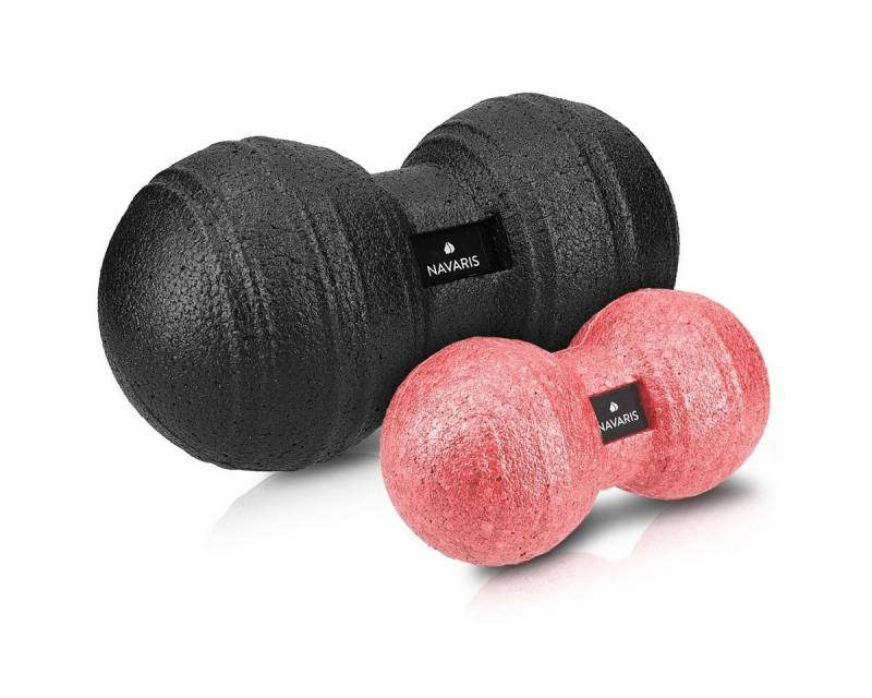 Navaris Massageball 2x Peanut Duo Massageball - Duoball Set - in 2 Größen von Navaris