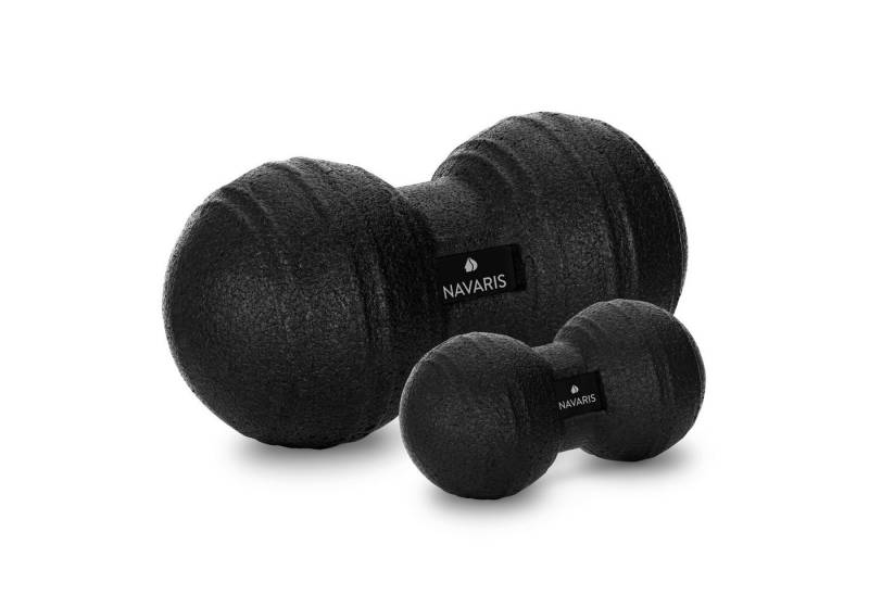 Navaris Massageball 2x Peanut Duo Massageball - Duoball Set - in 2 Größen, 1-tlg. von Navaris