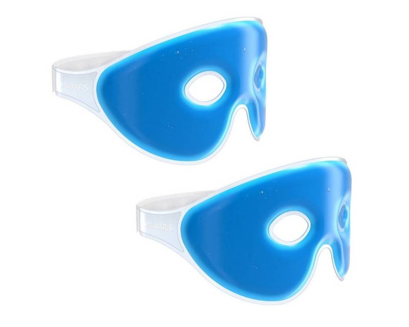 Navaris Stützkissen Kühlende Augengelmaske im Set mit Kühlbrille, 2-tlg. von Navaris