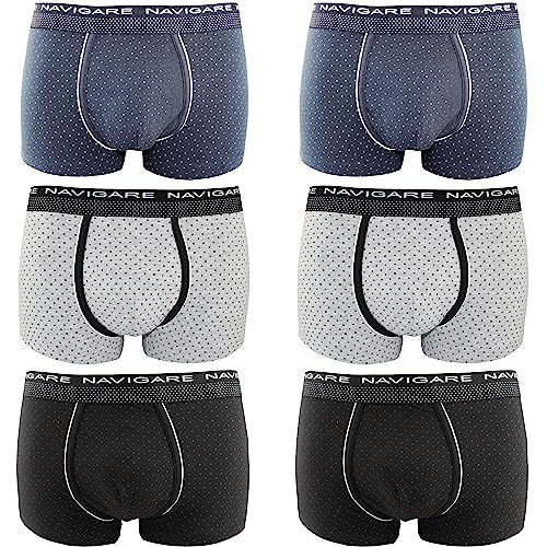 Navigare Boxershorts (6er Pack) Herren, Pack Von 6 (B21055), L von Navigare