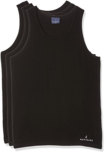 Navigare Herren 572/S Weste, Schwarz (Nero Nero), Medium ,3er Pack von Navigare