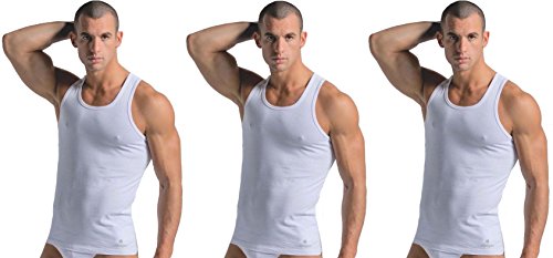 Navigare Herren 572/S Weste, Weiß (Bianco Bianco), XX-Large ,3er Pack von Navigare