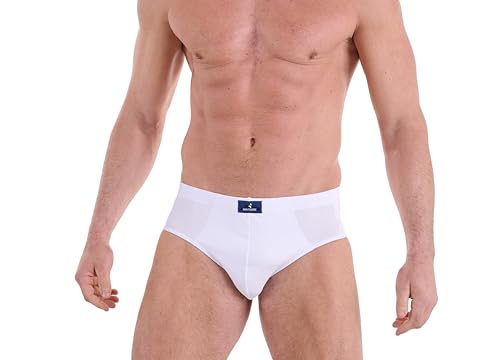 Navigare Herren Boxer Uomo Calibrato – Pack Da 6 – Jersey Cotone Elasticizzato – Nuova Collezione 2025 – Bianco/Assortiti Slip, Weiß, XXXXXL (6er von Navigare