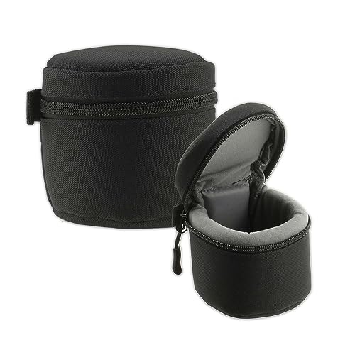 Navitech Schwarz Wasserdicht Kameraobjektiv Schutzhülle Tasche - Kompatibel Mit Dem Nikon Z 26mm f/2.8 Lens von Navitech