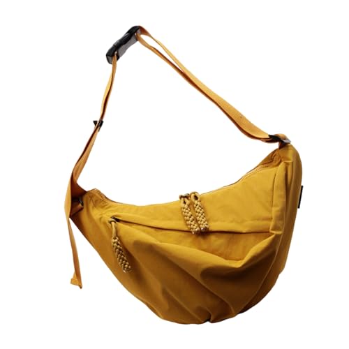 Damen Knödeltasche, einfache Umhängetasche, koreanischer Stil, Pendeln, Mode, Crossbody, lässig, Kuriertasche, große Kapazität, Schulterknödel, koreanischer Stil, Crossbody, gelb, One Size Damen Knödeltasche, einfache Umhängetasche, koreanischer Stil, Pendeln, Mode, Crossbody, lässig, Kuriertasche, große Kapazität, Schulterknödel, koreanischer Stil, Crossbody, gelb, One Size von Navna