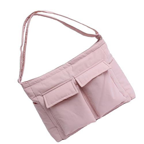 Freundliche, wiederverwendbare solide Tasche, großes Fassungsvermögen, lässige Tragetasche mit praktischer Canvas-Umhängetasche für den täglichen Gebrauch, Canvas-Schulter, a, One Size Freundliche, wiederverwendbare solide Tasche, großes Fassungsvermögen, lässige Tragetasche mit praktischer Canvas-Umhängetasche für den täglichen Gebrauch, Canvas-Schulter, a, One Size von Navna