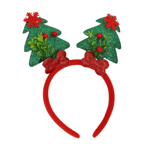 Navna Mistelzweig-Stirnband für Weihnachten, Kopfbedeckung, Haarreifen für Halloween, Weihnachten, Kopfschmuck, Partyzubehör, Weihnachts-Stirnbänder für Mädchen von Navna