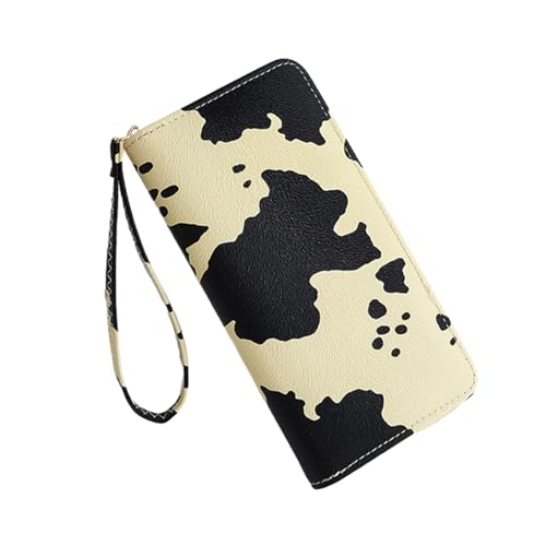 Navna Stilvolle Clutch mit Kuh-Print zeigt Ihren einzigartigen Charme überall für Frauen und Mädchen und zeigt einzigartigen Charme, gelb von Navna