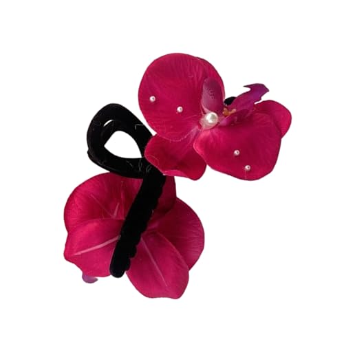 Trendige Schmetterlings-Blumen-Haarklammer, vielseitig und stabil, niedlicher Kunststoff, Blumen-Haarklammer für Damen und Mädchen, große Schmetterlings-Haarspange von Navna