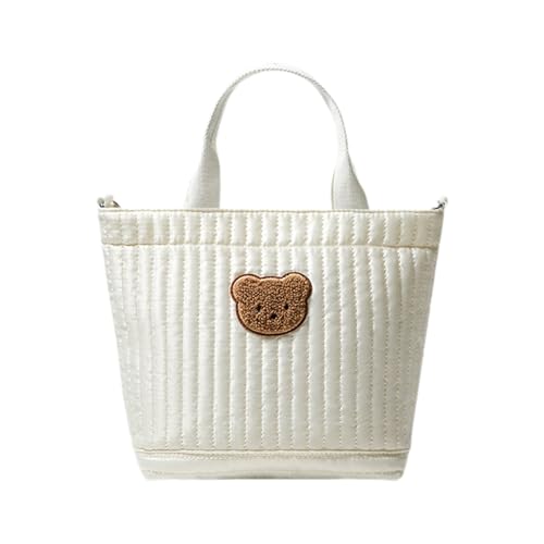 Wickeltasche, Umhängetasche, Stickerei, Bärenmuster, Handtasche, großes Fassungsvermögen, für Mütter, Reisen, Damen, Schultertaschen, Mutterschaft, braun Wickeltasche, Umhängetasche, Stickerei, Bärenmuster, Handtasche, großes Fassungsvermögen, für Mütter, Reisen, Damen, Schultertaschen, Mutterschaft, braun von Navna