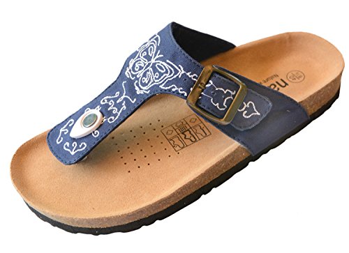 Nawemo Leder-Zimtlatschen Butterfly, Größe 38 von Nawemo