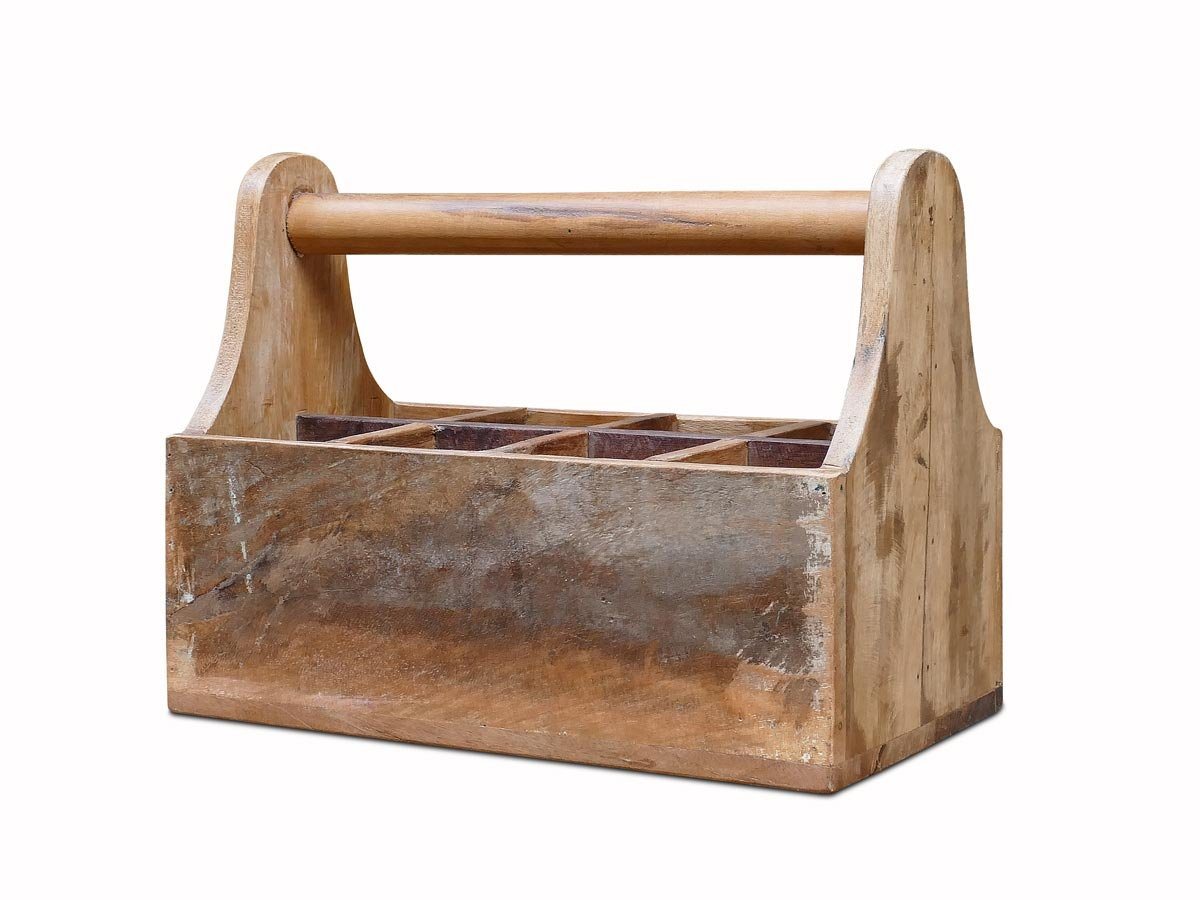 Nawemo Flaschenkorb Recycling Flaschenträger, natur von Nawemo