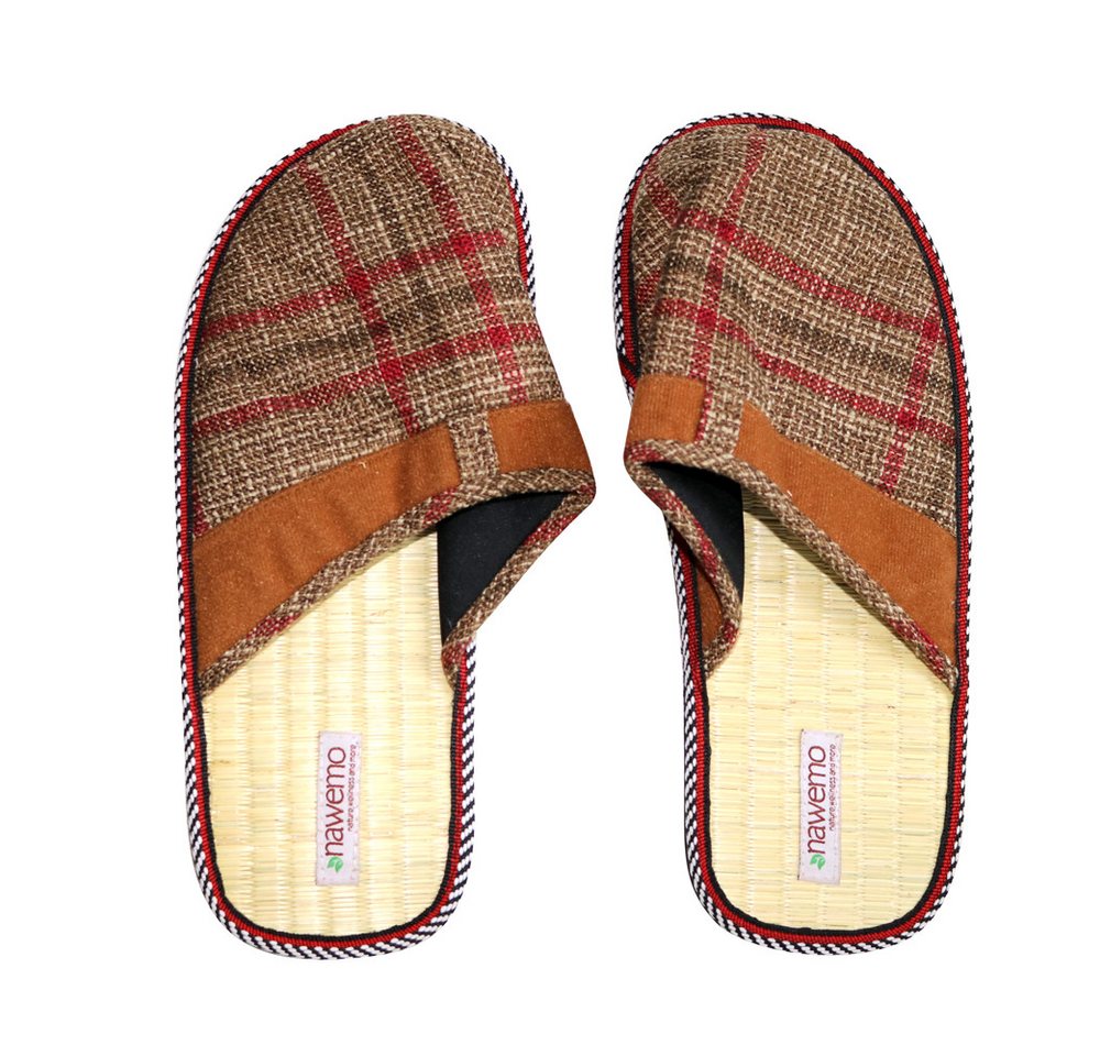 Nawemo Zimt-Länder-Flip-Flops von Nawemo - England Slipper von Nawemo