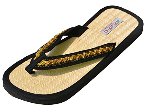 Nawemo Zimtslipper Yang, Gold, Größe 35/36 von Nawemo