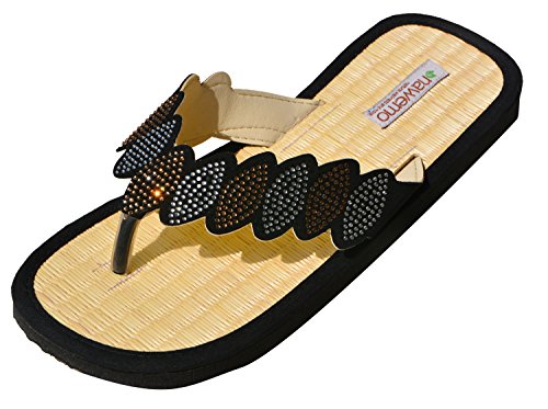 Nawemo Zimtslipper Glamour Star, 37/38 EU, Schwarz Gold von Nawemo